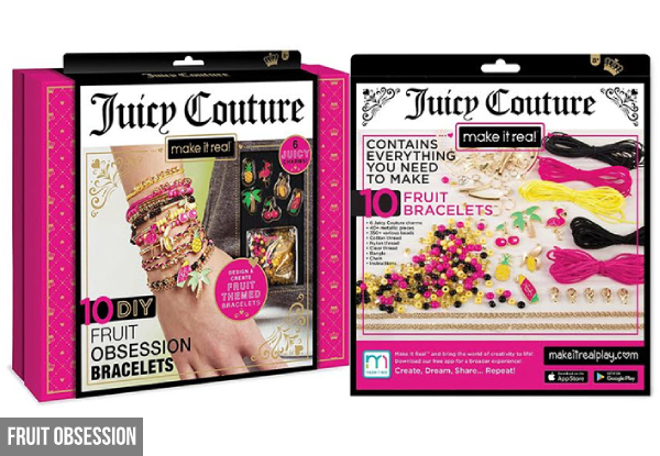 Juicy Couture DIY Jewellery Kit - Six Styles Available & Option for Six