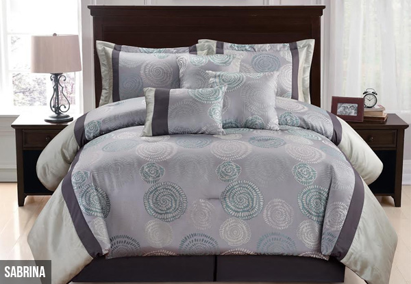 7pc Comforter Set 5 Designs Grabone Nz