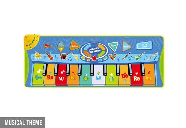 Kids Piano Sound Mat - Three Sizes Available