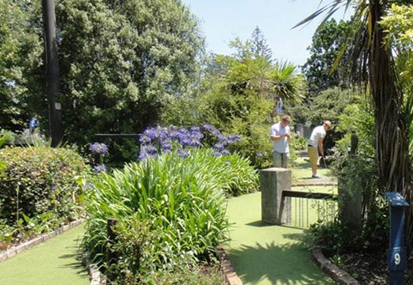 55% off 36 Fun Filled Holes of Mini Golf- Options for Adults & Kids (value up to $18)