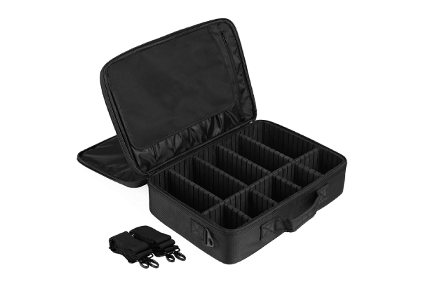 One Portable Makeup Organiser Case with Option for Two - Two Sizes Available