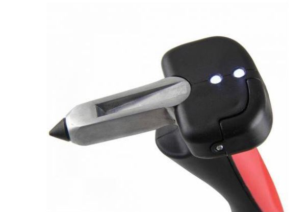 Multifunctional Car Support Handle with Flashlight
