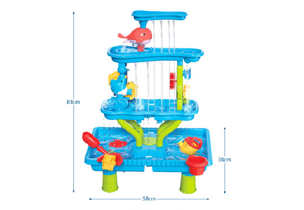 Four-Tier Waterfall Table Sand Pit Playset - Two Styles Available