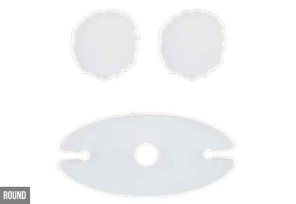 Set of Silicone Wine Glass Holder Moulds - Two Styles & Option for Two Sets Available
