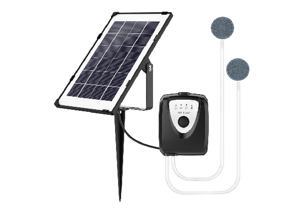 Solar Powered Water Air Pump