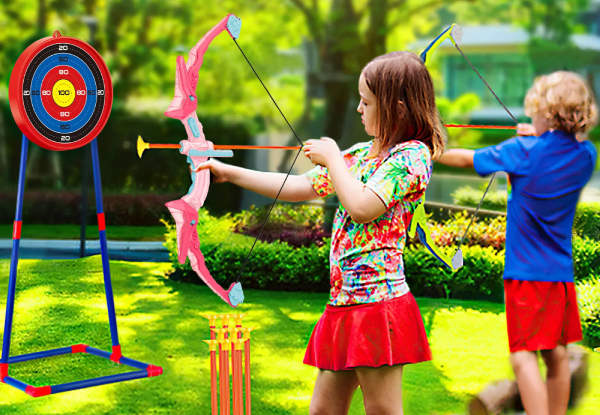 Kids Bow & Arrows Archery Toy Set