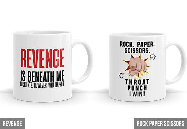 Bespoke Art Humour Mugs - 20 Styles Available