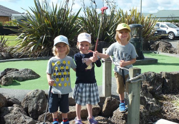 18 Holes of Mini Golf in Kerikeri - Options for up to Four People