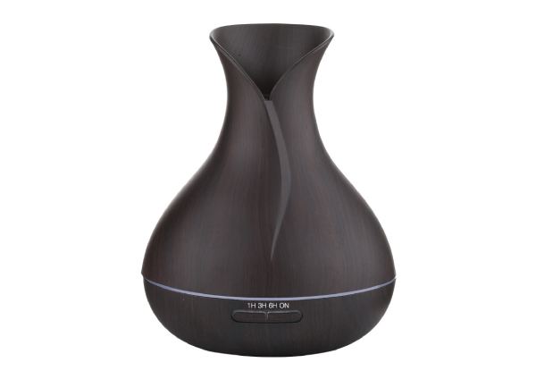 Ultrasonic Aromatherapy Diffuser & Humidifier with Colour-Changing LED Lights - Two Colours Available