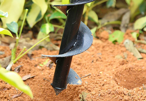 Manual Gardening Steel Earth Auger Bit - Option for Two