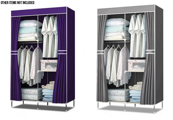 Portable Wardrobe - Two Colours Available