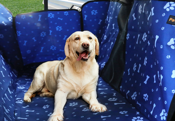 Pawz Non-Slip Pet Back Car Seat Hammock - Available in Two Colours & Two Sizes