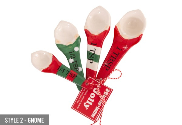 Bread & Butter Four-Piece Measuring Spoons - Three Styles Available - Elsewhere Pricing $44.99