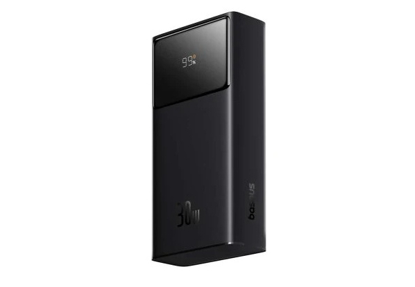 Baseus Star-Lord 10000mAh 30W Fast Charge Power Bank Digital Display USB-C Cable Black