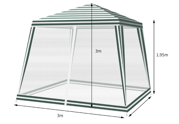 Mountview Outdoor Mesh Side Wall Gazebo