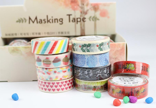 32-Piece Colourful Masking Tape Set