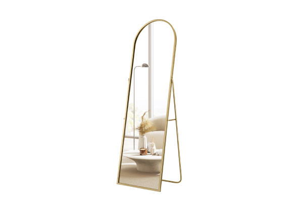 Free Standing Arch Full Length Body Mirror - Two Colours Available
