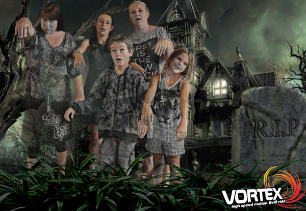 $39 for One-Hour Thrill Zone Pass incl. Vortex 12D Motion Thrill Rides, Popcorn & Slushy Combo & Hero Blast, or 30 Minutes of Xtreme Laser Tag (value up to $83)