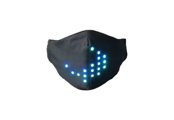 Voice Activated LED Face Mask - Option for Two
