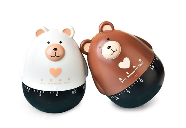 Bear Kitchen Timer - Two Colours Available