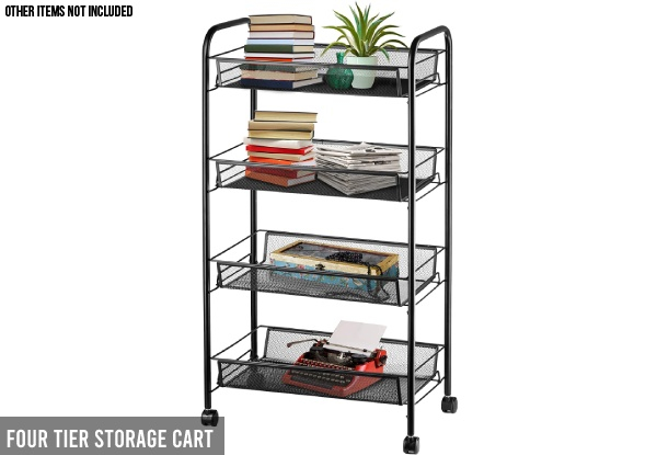 Utility Rolling Storage Cart - Two Sizes Available