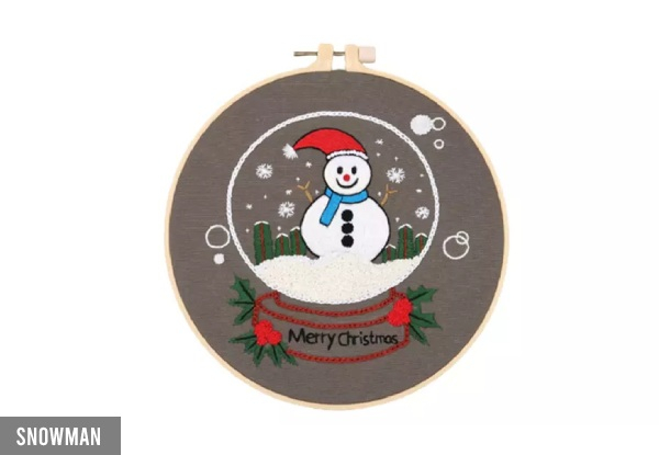 Christmas Embroidery Starter Kit - Seven Options Available