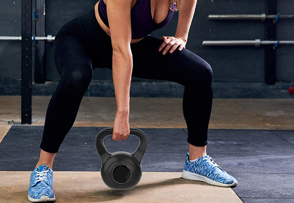 Home Gym Kettlebell Weight with Wide Comfort Handle - Three Weights Available