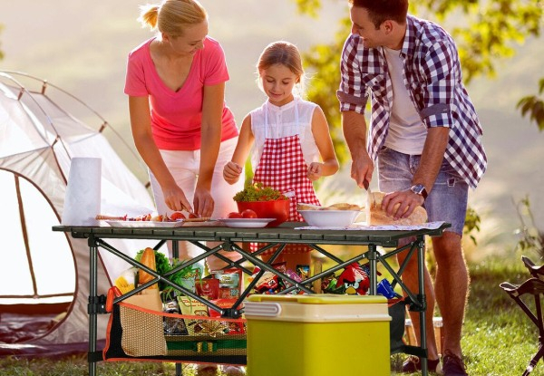 Portable Camping Table with Storage Carry Bag - Two Sizes Available