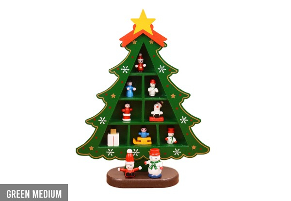 Wooden Christmas Tree - Two Colours & Three Sizes Available
