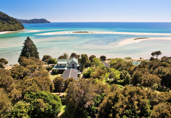 Three-Day All-Inclusive Abel Tasman National Park Self Guided Walk incl. All Meals (Breakfast, Lunch & Dinners) Beachfront Lodge Accommodation, Vista Cruise & Transfers - October 2024 to May 2025 Dates Available