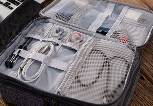 Three-Layer Travel Cable Organiser