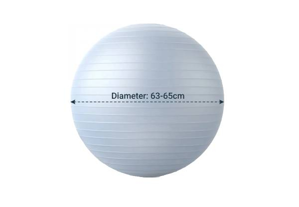 65cm Yoga Ball - Available in Two Colours