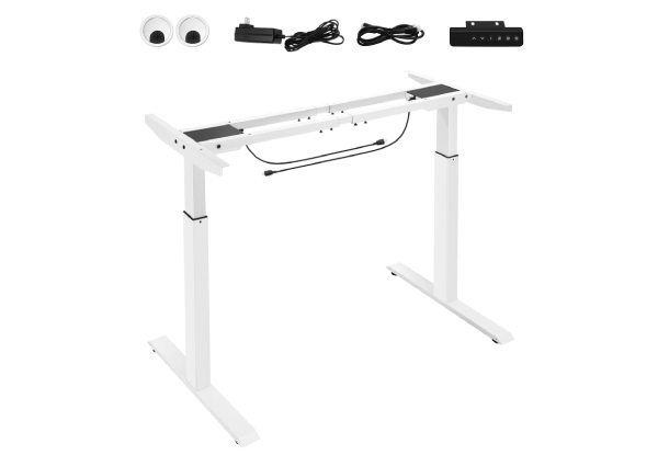 Electric Stand Up Desk Frame - Available in Two Colours