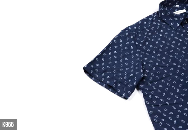 Woods Menswear Short Sleeve Shirt - Seven Sizes & Nine Styles Available
