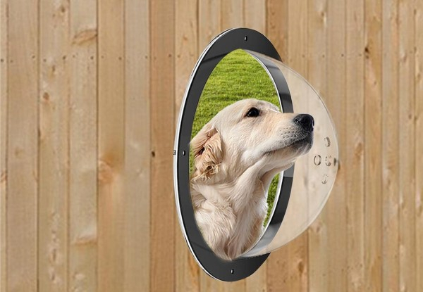 Dogs Acrylic Dome Window