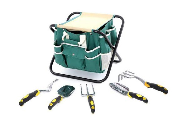 Garden Tool Set incl. Folding Stool