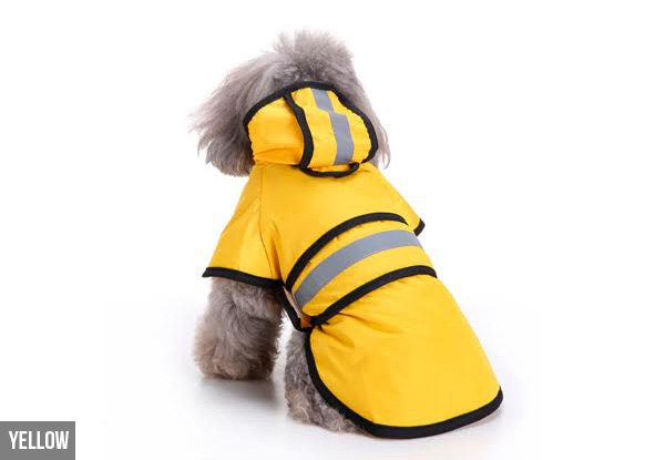 Dog Rain Coat - Four Clours & Six Sizes Available