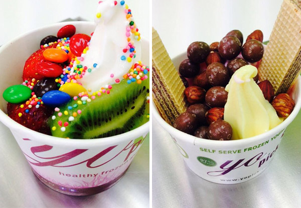 $4 for an $8 Frozen Yoghurt Voucher – Choose Your Own Toppings