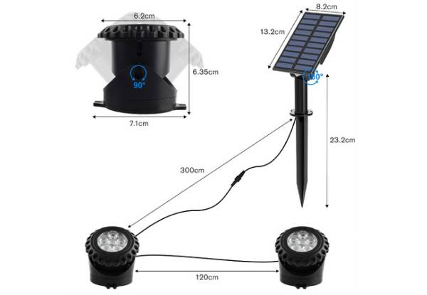 Outdoor Multicolour Solar RGB Pond Light - Three Options Available