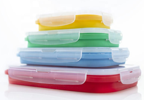 Four-Piece Collapsible Food Storage Set