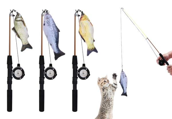Two-Pack Retractable Cat Toys - Three Options Available