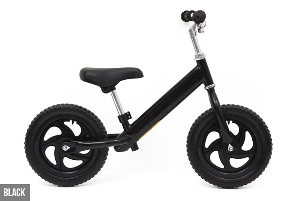Kids Metal Balance Bike - Six Colours Available