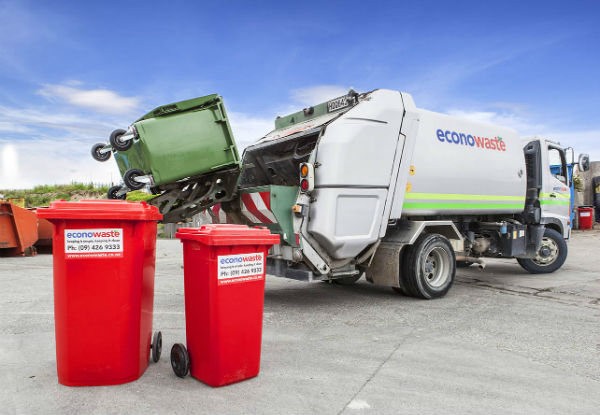 Six-Month Wheelie Bin Service for Household Waste - Selected Waitakere Areas, Three Sizes Available