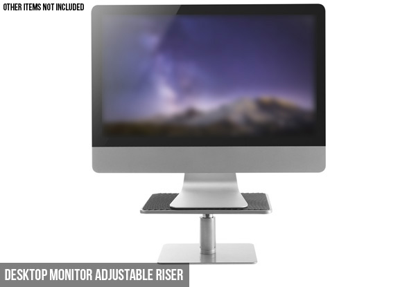 Brateck Deluxe Desktop Monitor or Laptop Adjustable Riser　
