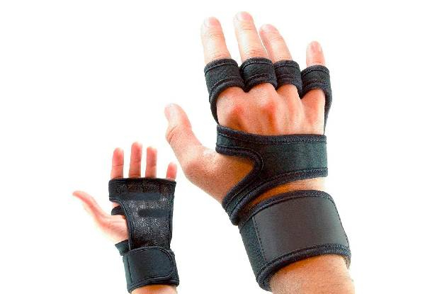 Sports Cross Training Gloves with Wrist Support - Available in Three Sizes