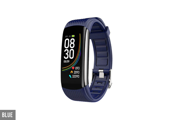 Smart Watch for Body Temperature, Heart Rate, Blood & Oxygen Pressure Monitor - Six Colours Available