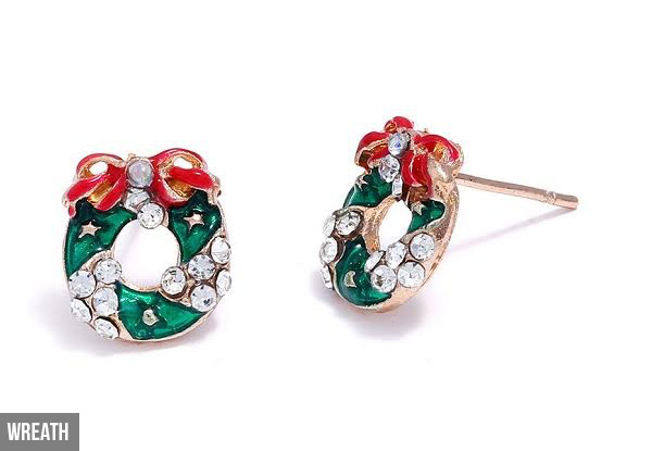 Christmas Stud Earrings with Free Delivery - Three Styles Available