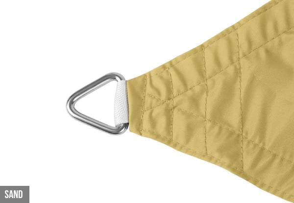 Water-Resistant UV Protection Square Shade Sail - Two Sizes & Two Colours Available