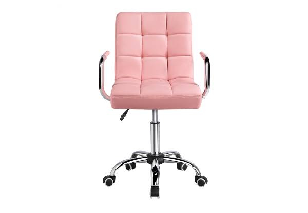 Modern Pink Office Computer Chair