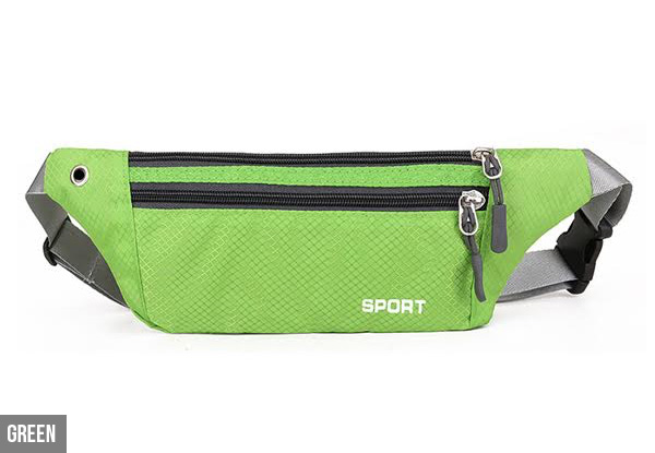Sports Waist Bag - Eight Colours Avaliable